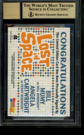 2005 Lost in Space Autograph Angela Cartwright Bill Mumy LE SP Auto BGS 9.5/10